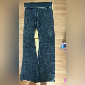 T Party Fashion Black Flare Pants Boot Cut Style